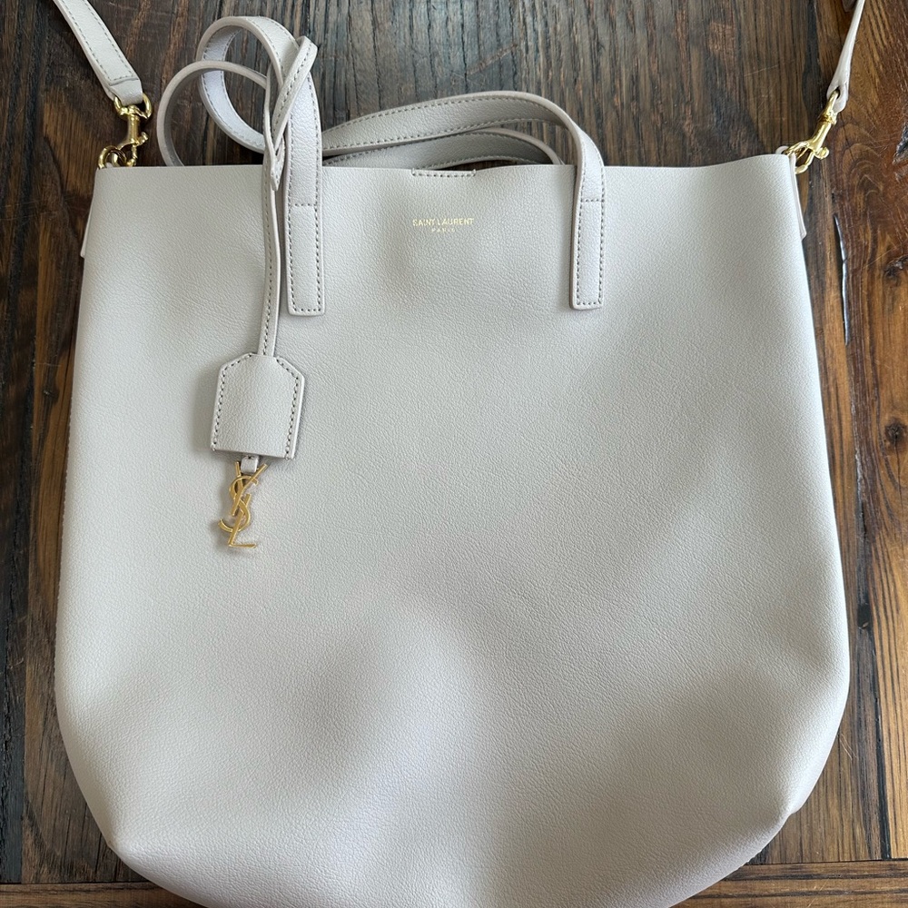 Saint Laurent Toy Shopping bag Light Natural new never used